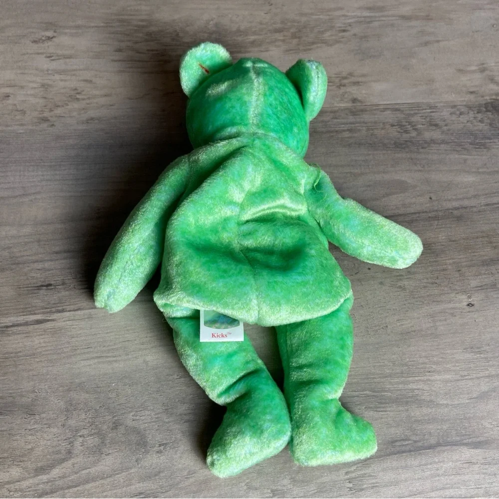 Ty Green Soccer Bear Plush‎ Toy